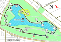 Albert Lake Park Street Circuit in Melbourne, Australia.svg