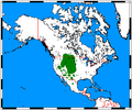 Antilocapra americana range map