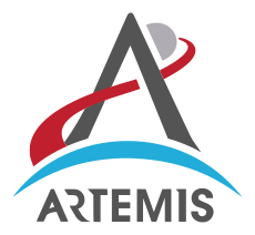 Artemis program (solid contrast with wordmark).svg