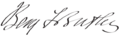 Benjamin Franklin Butler Benjamin Franklin Butler (November 5, 1818 – January 11, 1893) Signature
