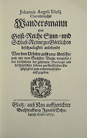 Archivo:Cherubinischer Wandersmann-Titelkupfer