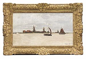 Archivo:Claude Monet, De Voorzaan en de Westerhem, 1871 (collectie Zaans Museum)