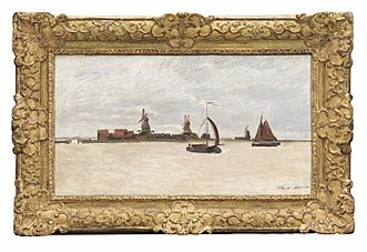 Archivo:Claude Monet, De Voorzaan en de Westerhem, 1871 (collectie Zaans Museum)