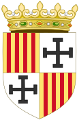 Coat of Arms of Ferdinand, Duke of Calabria.svg
