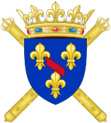 Coat of Arms of Louis Joseph, Prince of Condé.svg