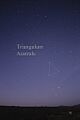 Constellation Triangulum Australe