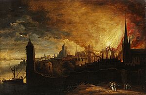 Archivo:Daniel van Heil (attr) Brennende Stadt