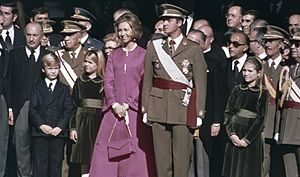 Archivo:De proclamatie en beëdiging van Prins Juan Carlos tot Koning van Spanje tijdens , Bestanddeelnr 254-9764
