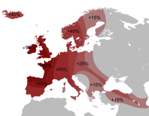 Archivo:Distribution Haplogroup R1b Y-DNA
