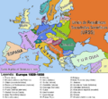 EUROPE 1929-1938 POLITICAL MAP-es