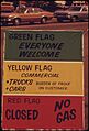 GASOLINE DEALERS IN OREGON DISPLAYED SIGNS EXPLAINING THE FLAG POLICY DURING THE FUEL CRISIS IN THE WINTER OF... - NARA - 555518
