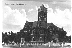 Harrisburg, IL 1917 Saline County Courthouse.jpg
