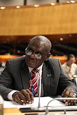 Head of the Solomon Islander Delegation to the 12th World Trade Organization Ministerial Conference Jeremiah Manele.jpg