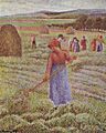 Heuernte bei Eragny-sur-Epte (1889) - Camille Pissarro