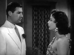 Archivo:John Hodiak and Hedy Lamarr in A Lady Without Passport trailer