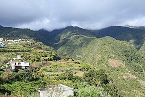 Archivo:La Palma - Puntallana - Calle Llano Molino + Barranco de la Galga + San Andrés y Sauces - Barranco de la Fuente 01 ies