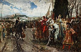Archivo:La Rendición de Granada - Pradilla