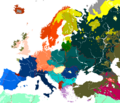 Languages of Europe no legend