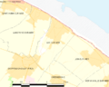 Map commune FR insee code 14384