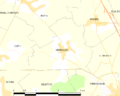 Map commune FR insee code 62431