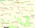 Map commune FR insee code 89469