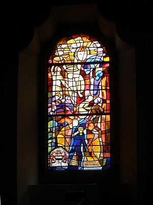 Archivo:Michael-Morris-3rd-Baron-Killanin-stained-glass-window-Spiddal