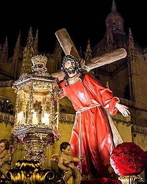 Archivo:Nuestro Señor Jesús con la Cruz a Cuestas, de la Cofradía Penitencial de Nuestro Señor Jesús con la Cruz a Cuestas y María Santísima de las Angustias de A.D.E.MAR