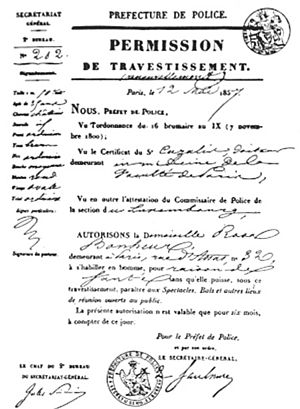 Archivo:Permission de travestissement Rosa Bonheur