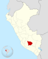 Peru - Apurímac Department (locator map)