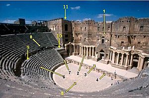Archivo:Roman theatre Bosra edited