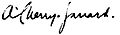 Signature of Apsley Cherry-Garrard