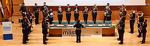 Archivo:Spanish navy band play at MAST