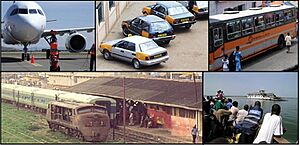 Archivo:Transporte público de Ghana – Public Transport in Ghana (collage)