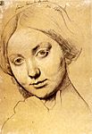 Vicomtess Othenin d'Haussonville, nee Louise Albertine de Broglie, study