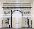 Arc de Triomphe de l'Etoile - Projet Chalgrin - 02
