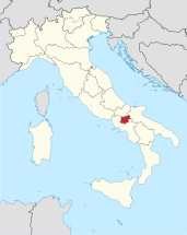 Benevento in Italy.svg
