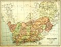 Cape Colony map 1876 - Eve of Confederation Wars