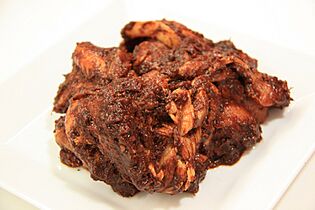 Carne de Cerdo en Adobo para los Tacos al Pastor