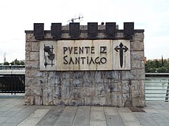 Cartel Puente de Santiago