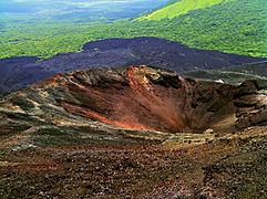 Cerro Negro Volcano Crater Nicaragua August 2011