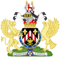 Archivo:Coat of Arms of Antony, Earl of Snowdon