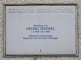 Archivo:Gedenktafel Georg Simmel