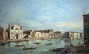 Archivo:Il Canal Grande con Santa Lucia e Santa Maria di Nazareth (1775-1780) - Museo Thyssen-Bornemisza Madrid
