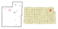 Jackson County Kansas Incorporated and Unincorporated areas Circleville Highlighted