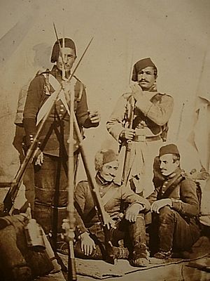 Archivo:Kırım Savaşı, Türk piyadeleri 1854 senesi