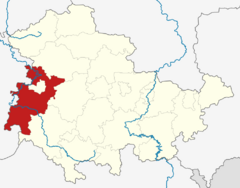 Location map WAK in Thuringia.svg
