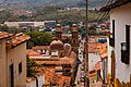 Looking down towards the main square in San Gil.jpg