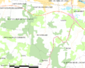 Map commune FR insee code 33347