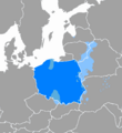 Map of Polish language