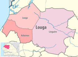 Map of the departments of the Louga region of Senegal.png